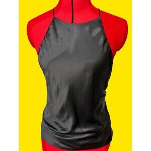Amanda Uprichard Women's Black Halter Top Size XS